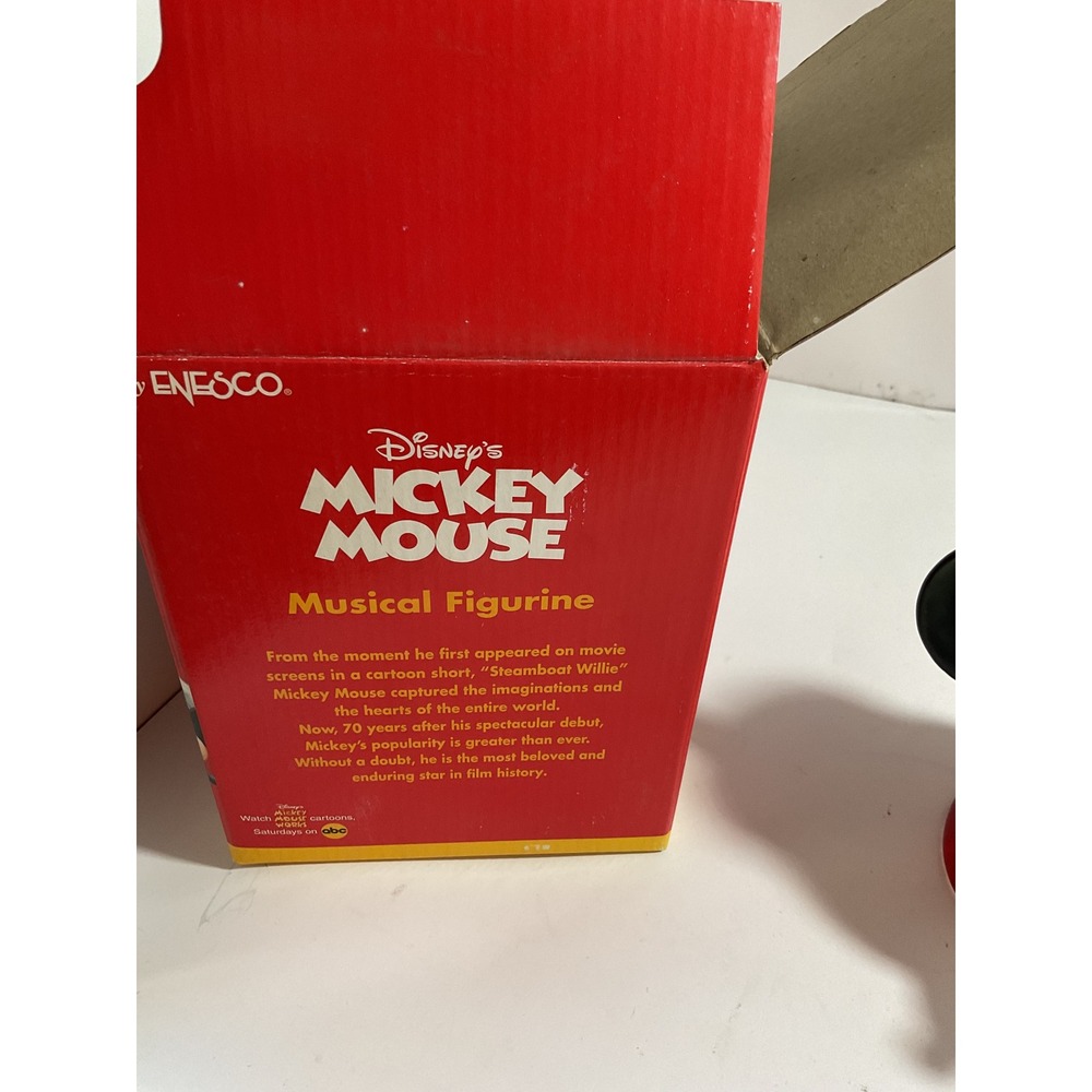 Disney Enesco Mickey Mouse Musical Fig Plays Tune "Let Me Call You Sweetheart" - Picture 3 of 9